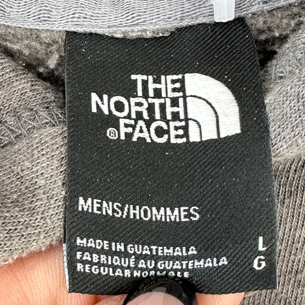 The North Face Sweatshirt Mens‎ L Gray Hoodie Long Sleeve Pullover